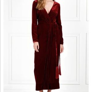 Rachel Zoe Velvet Wrap Dress
